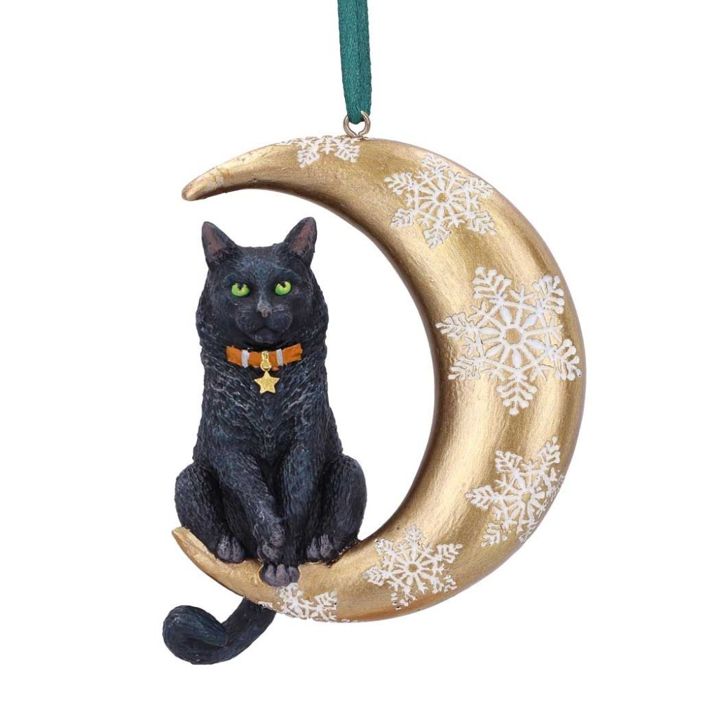 Nemesis Now - Moon Cat Weihnachtskugel - Mehrfarben